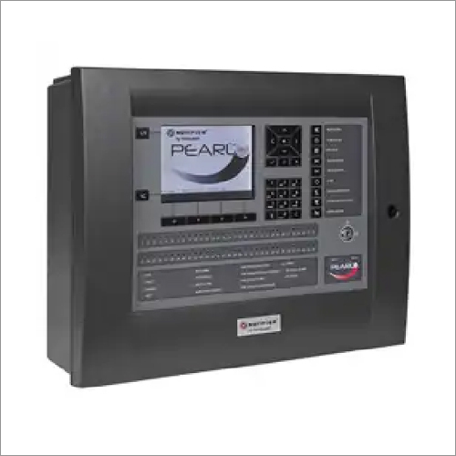 Addressable Fire Control Panel - Metal, 1 Loop, Black | For Commercial And Residential Use, 240v, Tft Display, Audible Alarm, Wall Mounted