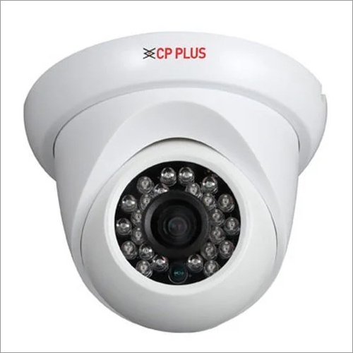 2.4 Mp Cp Plus Cctv Dome Camera - Metal Body, White Color | Indoor/outdoor Use, 360-degree Coverage, Built-in Motion Tracking, Infrared Leds For Low-light Conditions