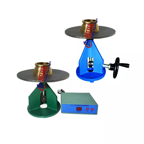 Electric cement flow table