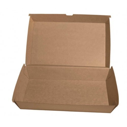 Paper Lunch Box - Color: Brown