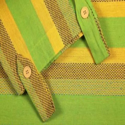Green Cotton Window Curtain