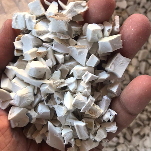 Pvc Pipe Regrind - Gray Polyvinyl Chloride Waste , Non-flammable Plastic Material Reusable For Various Industries