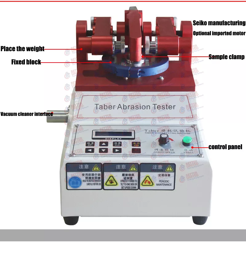 Fabric Taber Abraser Preis/ Leather Abrasion Resistance Tester/ Taber Abrasion Tester