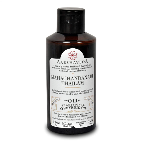 Mahachandanadi Thailam - 150Ml | Herbal Oil for Various Functions, Store in Cool Dry Place, Dosage as Per Physician