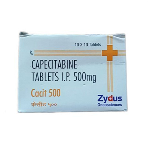 Cacit - Capecitabine Tablets IP 500 mg, 10 x 10 Tablet Pack, General Medicines for Cancer Treatment