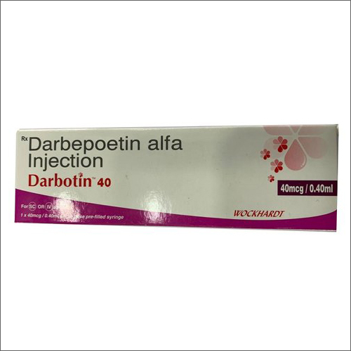 Darbotin - 40 mcg Injection | Clinically Formulated Allopathic Medicine, Store in Dry Place, Administer as Directed by Physician