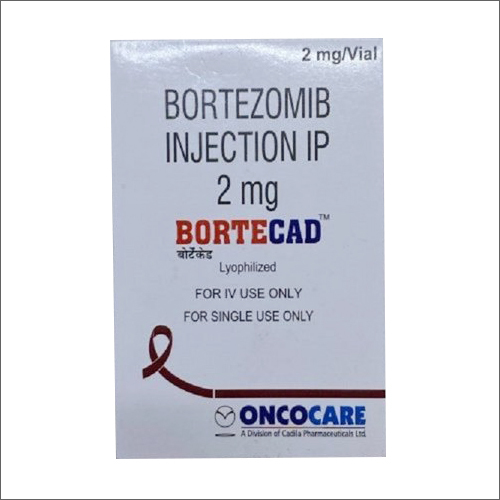 Bortecad - Bortezomib 2 mg Injection | Minimum Order Quantity: 1 Vial, Shelf Life: 1 Year, Slight Fermentation Smell, Storage: Dry Place