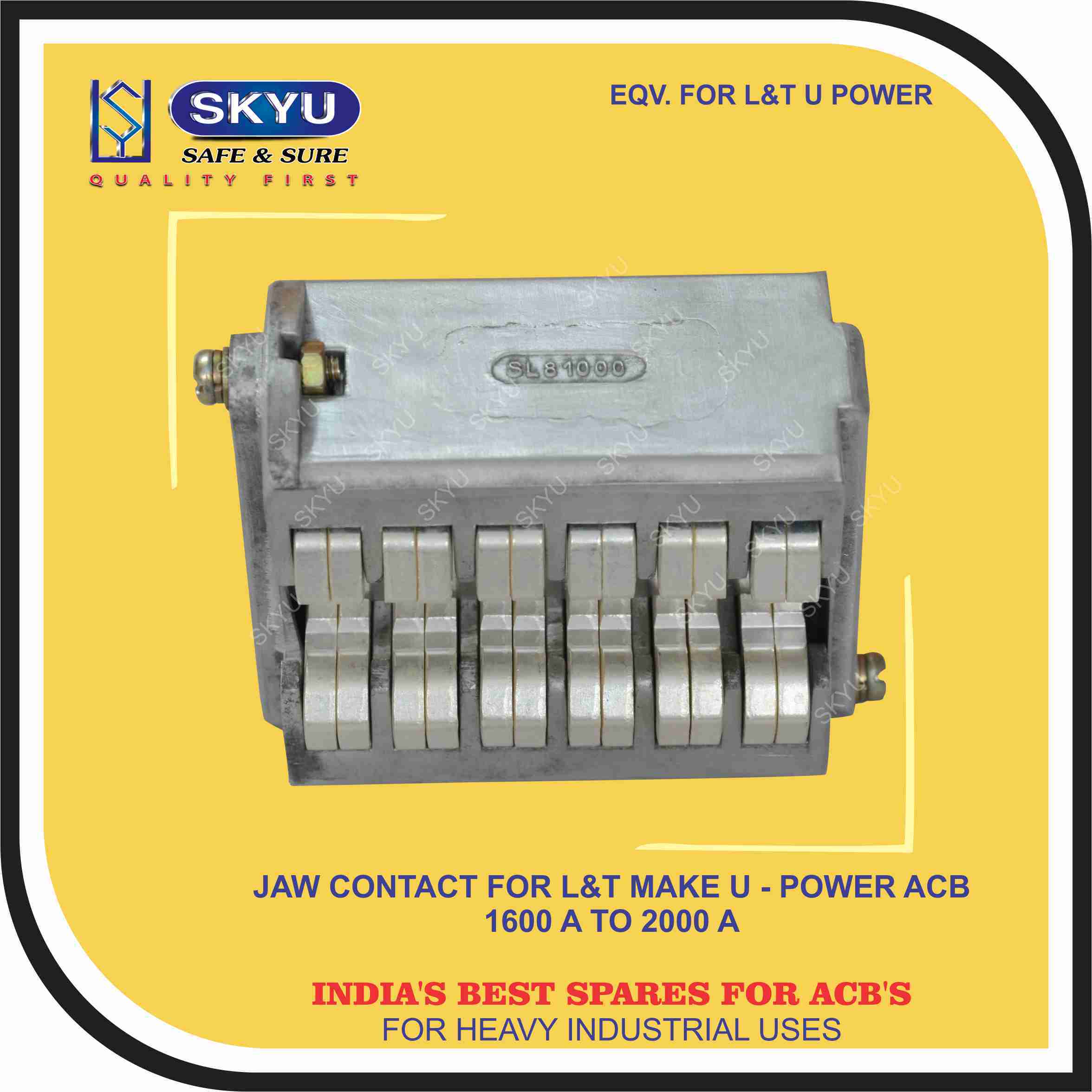 Fixed Contact Jaw Contact Assembly Application: Industrial