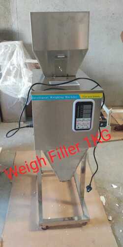 POWDER FILLING MACHINE - Stainless Steel, 50x30x80cm, Capacity 1-10kg, Accuracy +/- 1g, 220V | Ideal for Food Processing, Spices and Dry Ingredients
