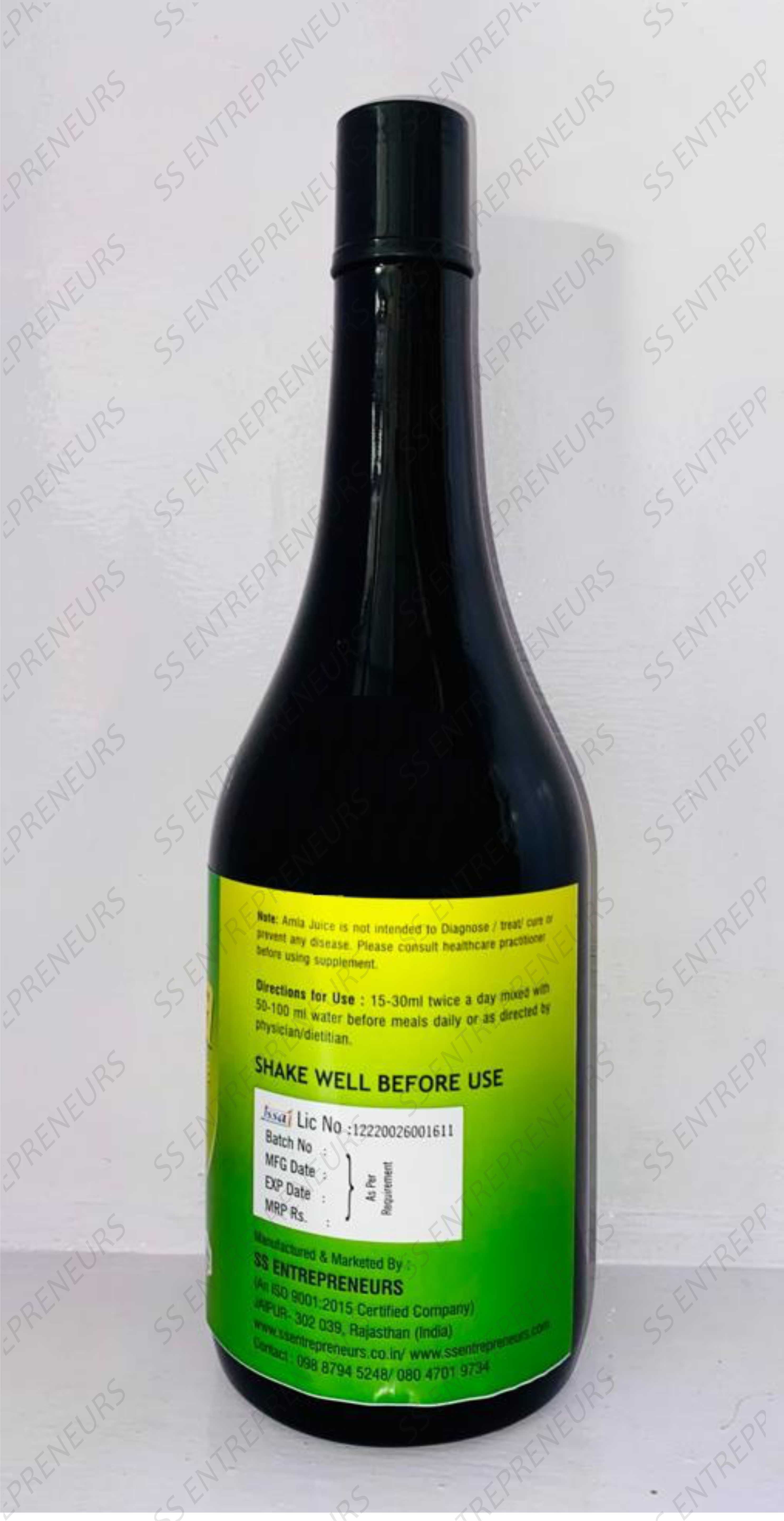 Amla Juice - Direction: Store In A Cool And Dry Place