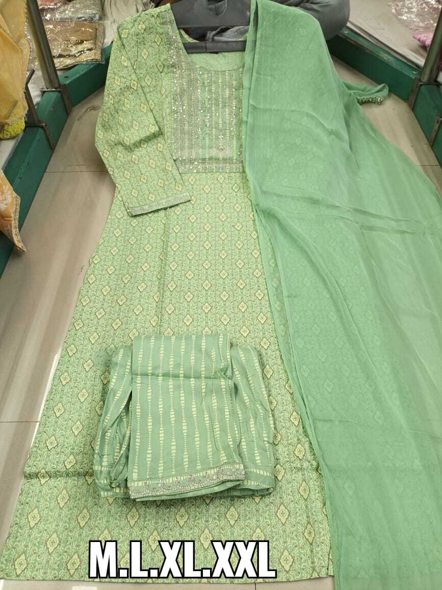 Washable Kurti Pant And Dupatta