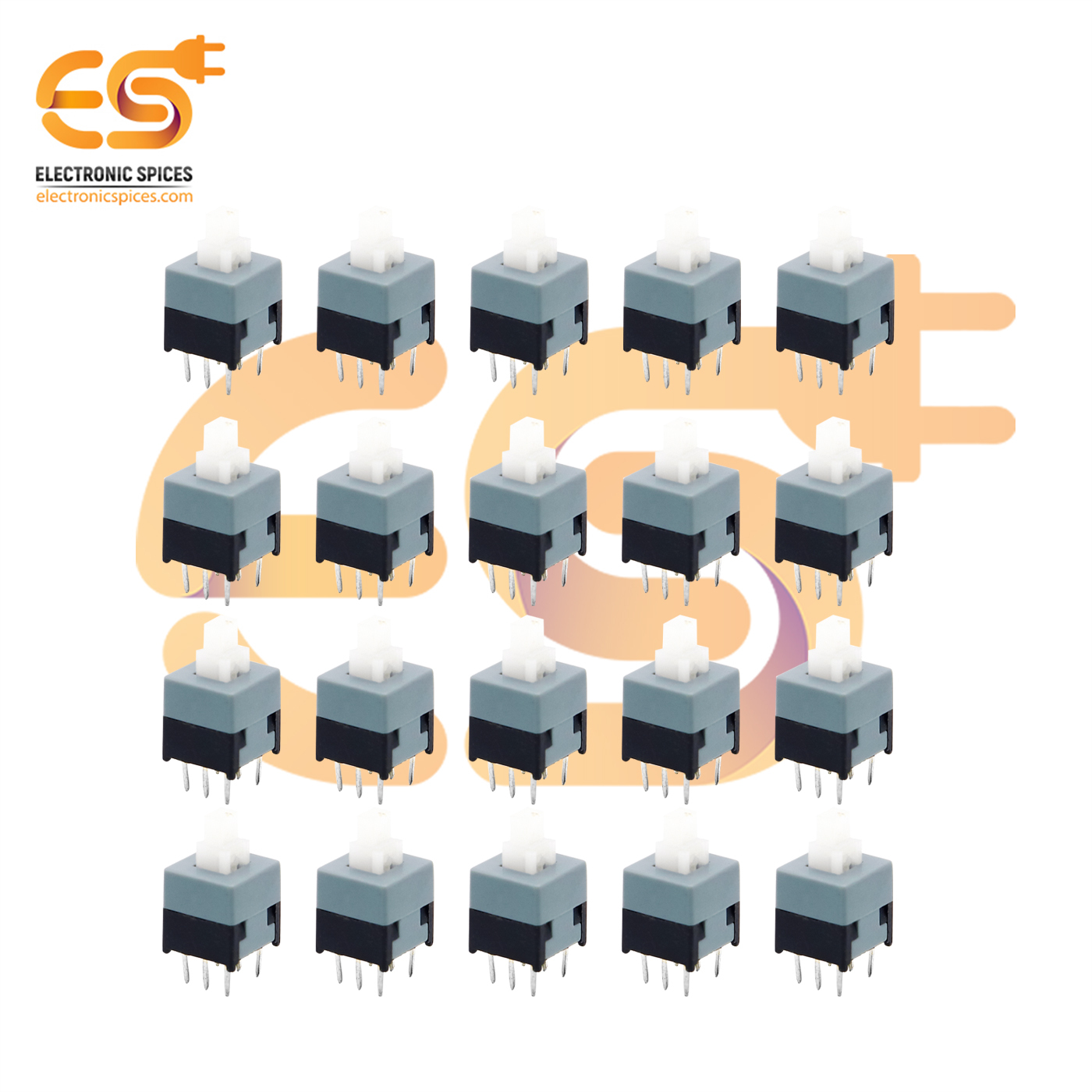 Self-lock Latching Mini Push Buttons On/off 6 Pin Switches