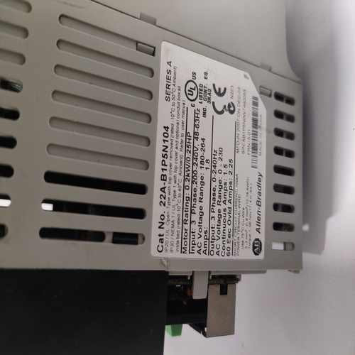 Allen Bradley 22a-b1p5n104 Series-a Powerflex 4 Vfd 527 Adjustable Frequency Ac Drives