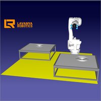 स्टेनलेस स्टील रोबोटिक पिक एंड प्लेस सिस्टम