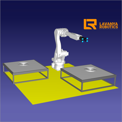 Robotic Pick And Place System - Stainless Steel, Different Sizes Available | Ergonomic Design, Multi Axis Flexibility, Boosts Production Efficiency