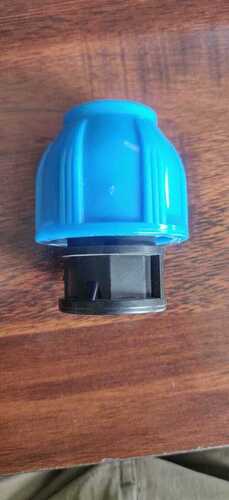 MDPE End Cap - Available Range 20MM to 110MM | Blue Color, Round Shape, Socket Joint Connection