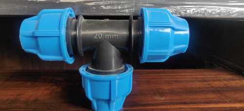 Blue Mdpe Equal Tee 20Mm