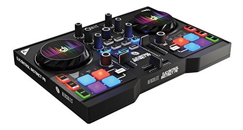 Black Hercules Instinct P8 Dual-Deck Dj Controller