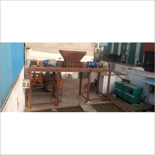RDF Shredder Machine - Steel, 10x5x3 m , Automatic, Double Shaft, Shredding Capacity >2000 kg/hr, Designed for Efficient RDF Waste Recycling