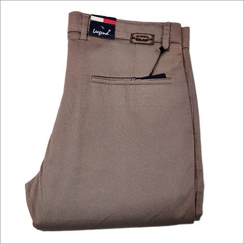 पुरुषों की साधारण महीन बुने हुए पैंट