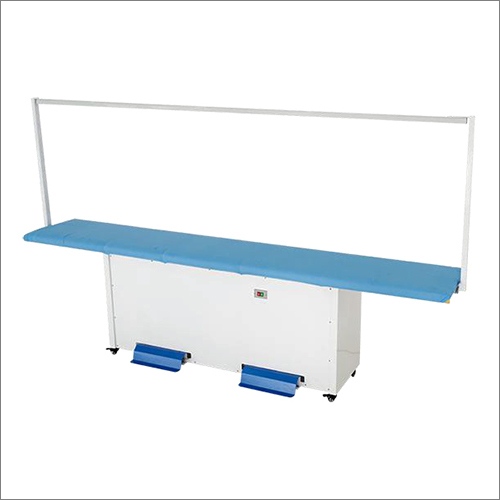 Double Vacuum Ironing Table - Color: White-Blue
