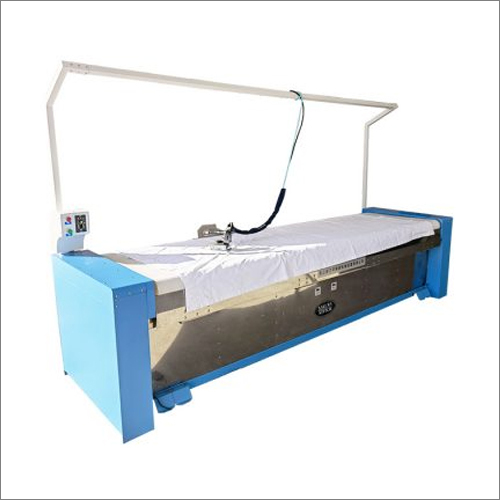 Automatic Ironing Table - Silicon Press Pad, Heat Resistant Foam, Blue Finish | Automatic Operation, Ideal for Laundries and Garment Industry