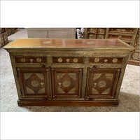 टिकाऊ लकड़ी का फिटेड साइड बोर्ड