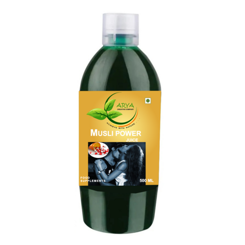Musli Power Juice - 500ml Liquid, Botanical Blend of 15 Herbs for Enhanced Stamina, Vitality & Sensual Experience