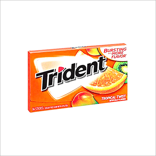 Bar Trident Tropical Twist Sugar Free Gum