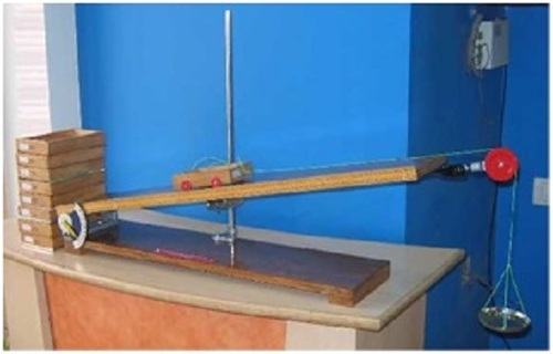 वजन के साथ घर्षण स्लाइड उपकरण