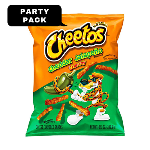 Cheetos Crunchy Cheddar Jalapeno - Baked, 6 Months Shelf Life | Salty Flavor Explosion