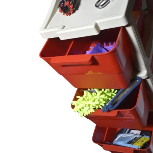 Colorful Modular Drawer System - Plastic, 5 Layer Design | High Quality, Scratch Resistant, Easy Assembly, Multi-purpose Storage Solution