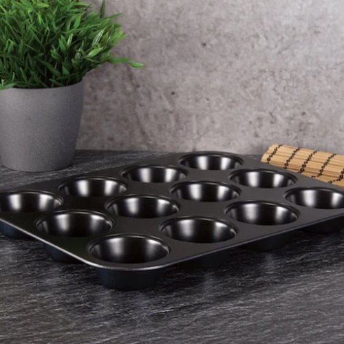 Black Random Shape Non-stick And Microwave Safe Bakeware Set