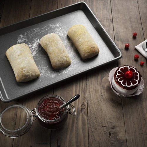 Black Random Shape Non-stick And Microwave Safe Bakeware Set