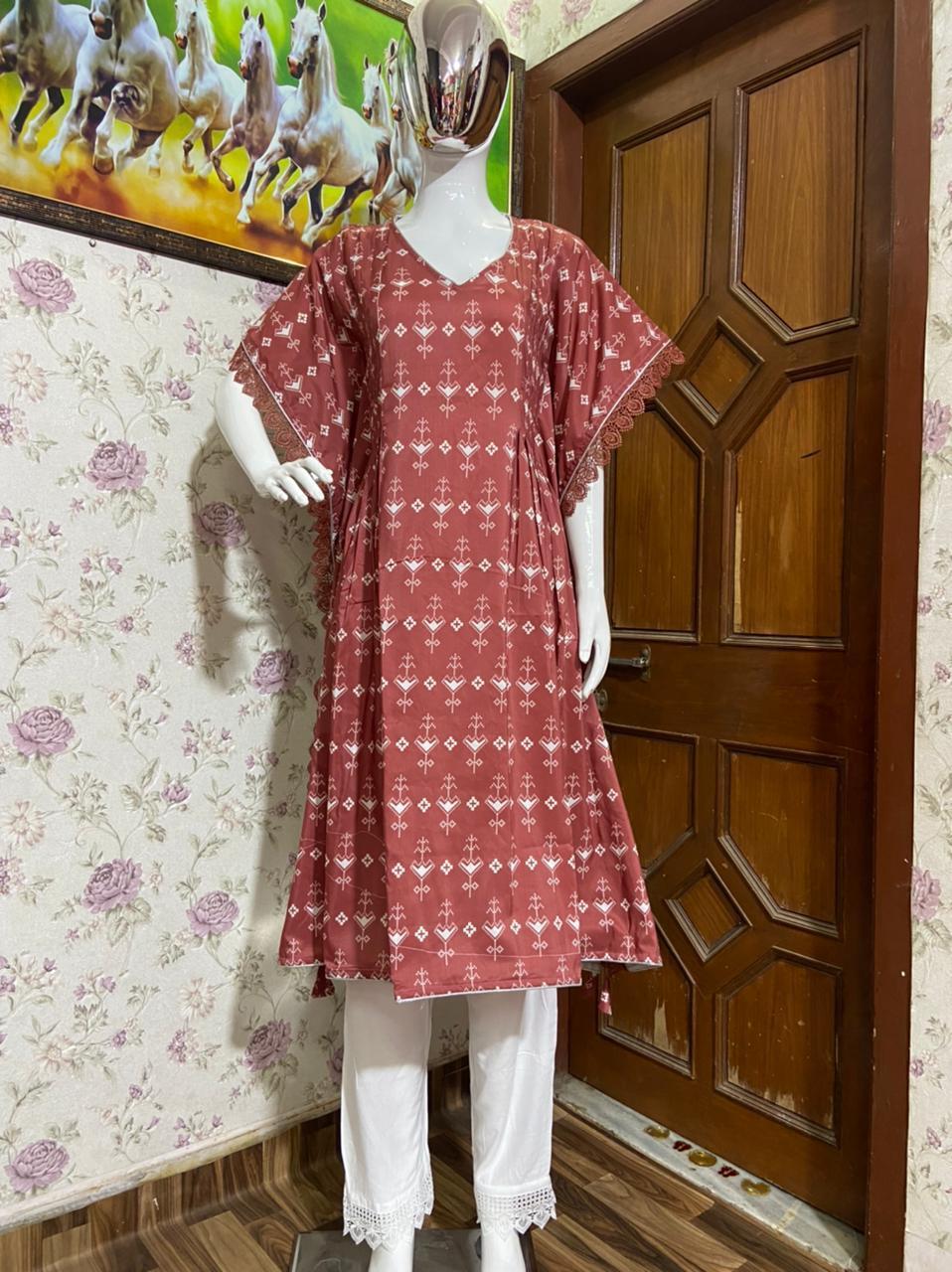 Cotton Kaftan Nighty