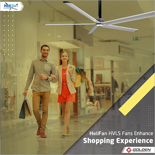 White Commercial Hvls Fan