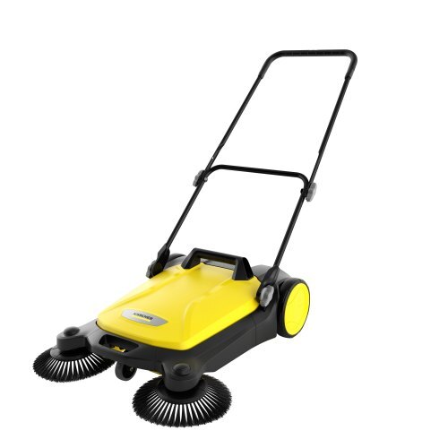 Karcher Manual Sweeper S 4 Twin - Plastic Frame, 760 X 668 X 940 mm, 2400 m²/h Performance, 20 L Waste Container, 10.2 Kg Weight, Ergonomic Design, Tool-Free Side Brush