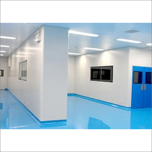Soft Wall Modular Clean Room - 100mm Thickness Metal Sheet, White Finish With Transparent Glass Windows - Lightweight, Scratch Resistant, Easily Transportable And Installable