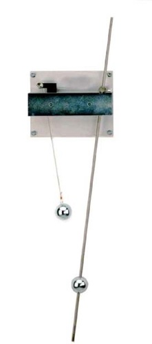 Bar Pendulum - Metal, 600 mm Rod Length, 1 kg Weight, 150x100 mm Base Dimensions, 25 mm Ball Diameter | Demonstrates Pendulum Motion & Energy Transfer Principles
