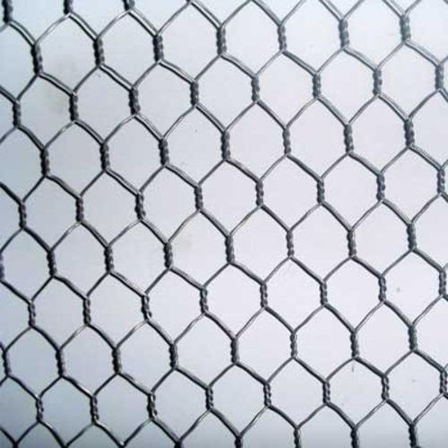 Woven Wire Netting - Steel Wire Mesh, Knitted Style, Silver Color, Polished Finish