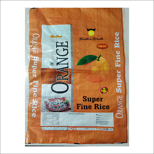 विभिन्न उपलब्ध राइस लैमिनेटेड बैग