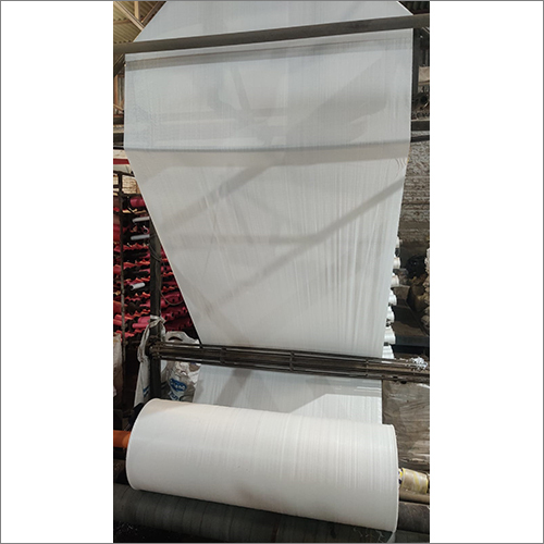 PP Woven Fabric Rolls - Polypropylene Material, Plain White Color | Resilient Texture, Industrial Use, Durable and Long-Lasting Quality