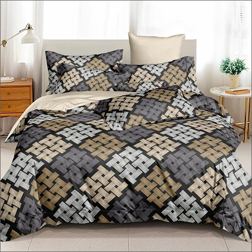 मल्टीकलर फ्लोरल प्रिंटेड बेडशीट