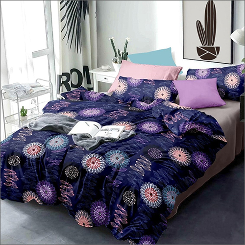Multicolor Flower Printed Bedsheet