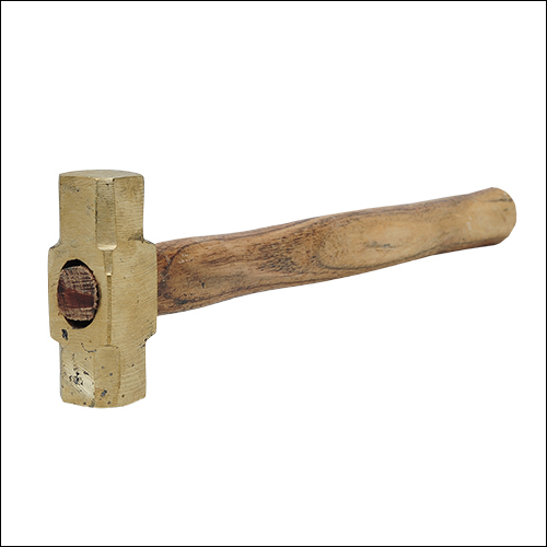 Brass Hammer With Wooden Handle
