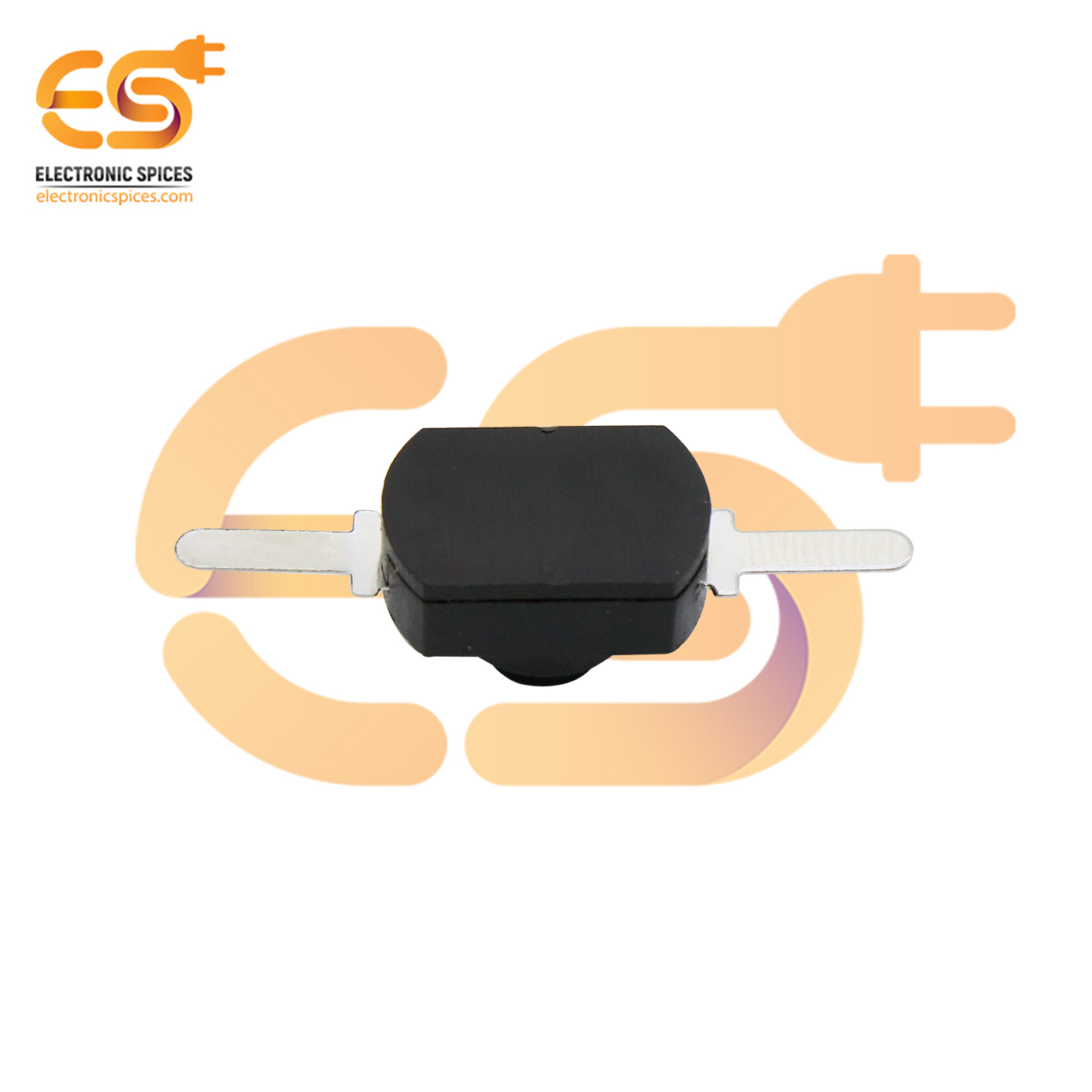 Black Color 1208yd 8mm Metal Plate Spst Self-locking Tactile Switch - 1a 30v, Durable & Moisture Resistant, Long-lasting Reliable Performance, Pack Of 5