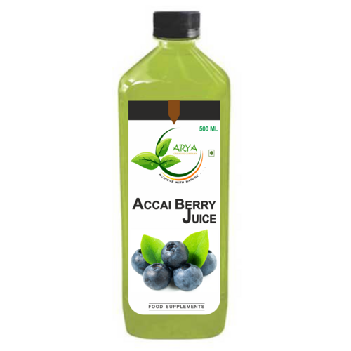 Accai Berry Juice - 500ML, 1000ML | Herbal Liquid, Natural Antioxidants, No Artificial Flavor or Sweetener, Supports Immune System, Enhances Circulation