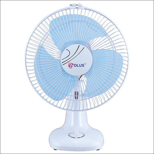 Portable Table Fan - Stainless Steel Build, Compact Size | Manual Speed Control, Efficient Cooling Solution