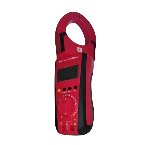 Red Rishabh Clamp Meter