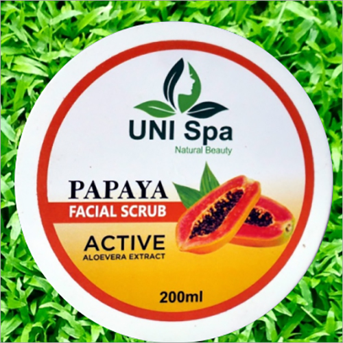 Papaya Facial Scrub Age Group: Adults